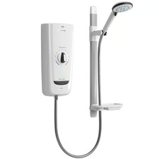 Image of Mira 1.1785.003 Advance 8.7 kW Thermostatic Electric Shower - White/Chrome