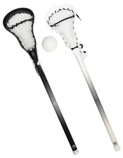 Lot of 2 Athletic Works Mini Lacrosse Set for Kids (2 Sticks And 1 Ball) - New