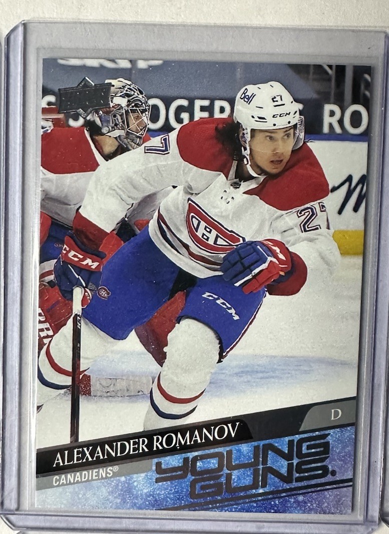 2020-21 Upper Deck Young Guns Alexander Romanov #455 Rookie New York Islanders