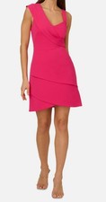 Adrianna By Adrianna Papell Women's Pink Sleeveless Sheath Dress Size 10