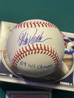 Jorge Posada Fanatics Signed Baseball -  'WS CHAMP' INSCRIPTION - Yankees