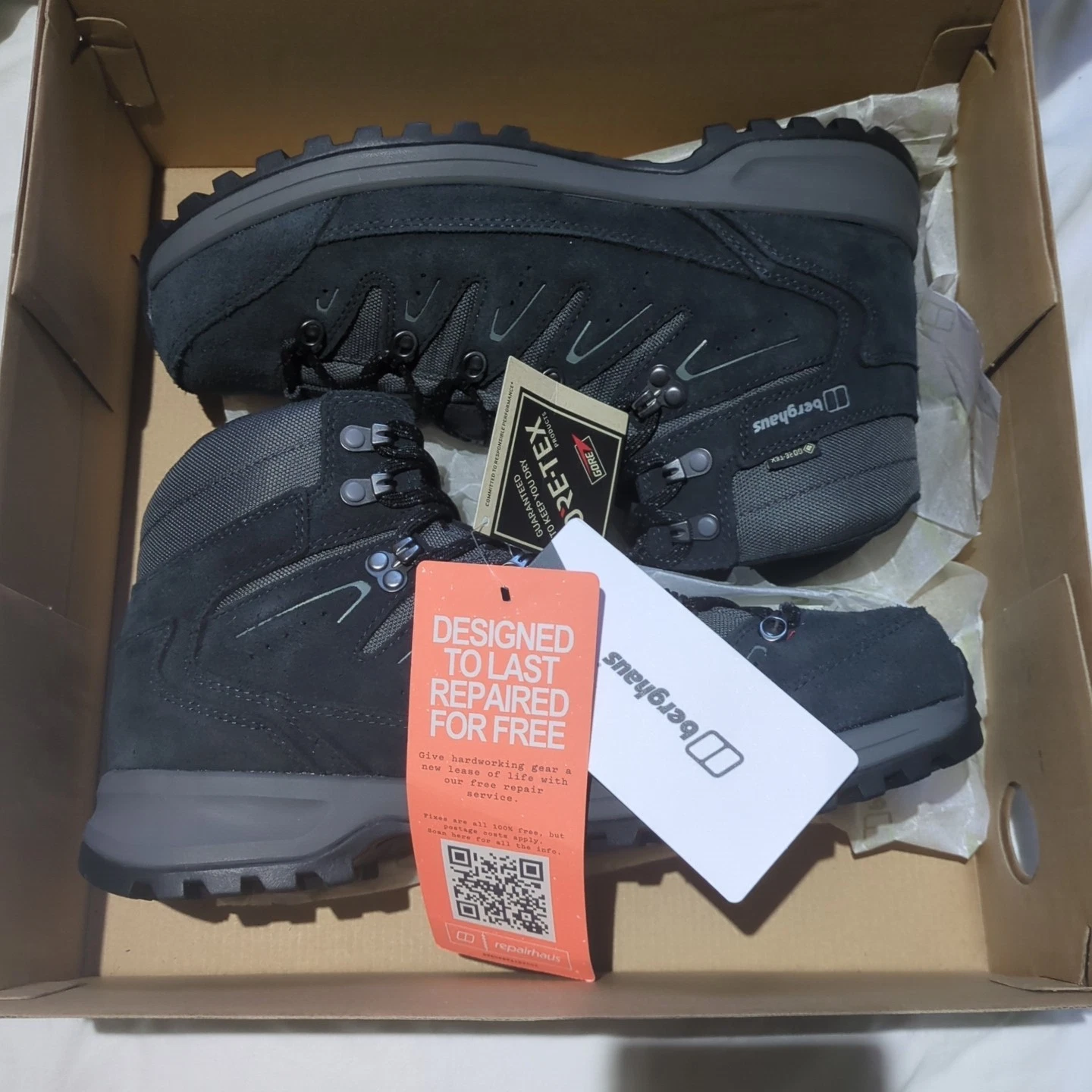 Berghaus Explorer Trek GTX Gore-Tex Waterproof Boots Dark Blue/Grey - Uk 9