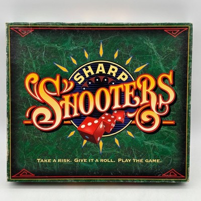 VINTAGE Sharp Shooters COMPLETE Milton Bradley 1994 Dice Game