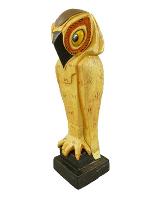Eule 25 cm aus Gusseisen 2,3 Kg Owl Vogel Figur Statue Skulptur Eisen JMA255.1
