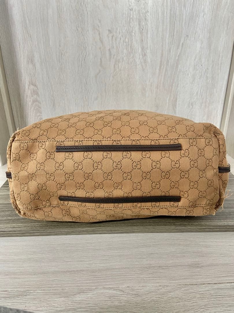 Angelic GUCCI Tote Bag GG Pattern Canvas Leather Shoulder Bag Large C-251215-13 thumbnail 24