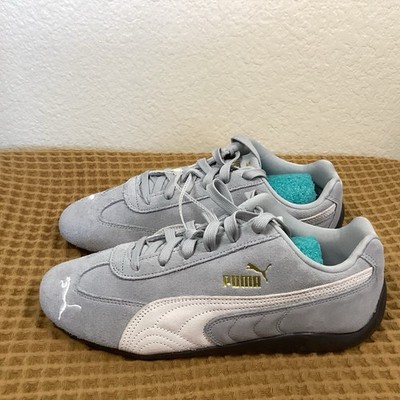 Puma Speedcat OG 398846 Mens Sz 9.5 Gray Suede Lace Up Lifestyle Sneakers Shoes