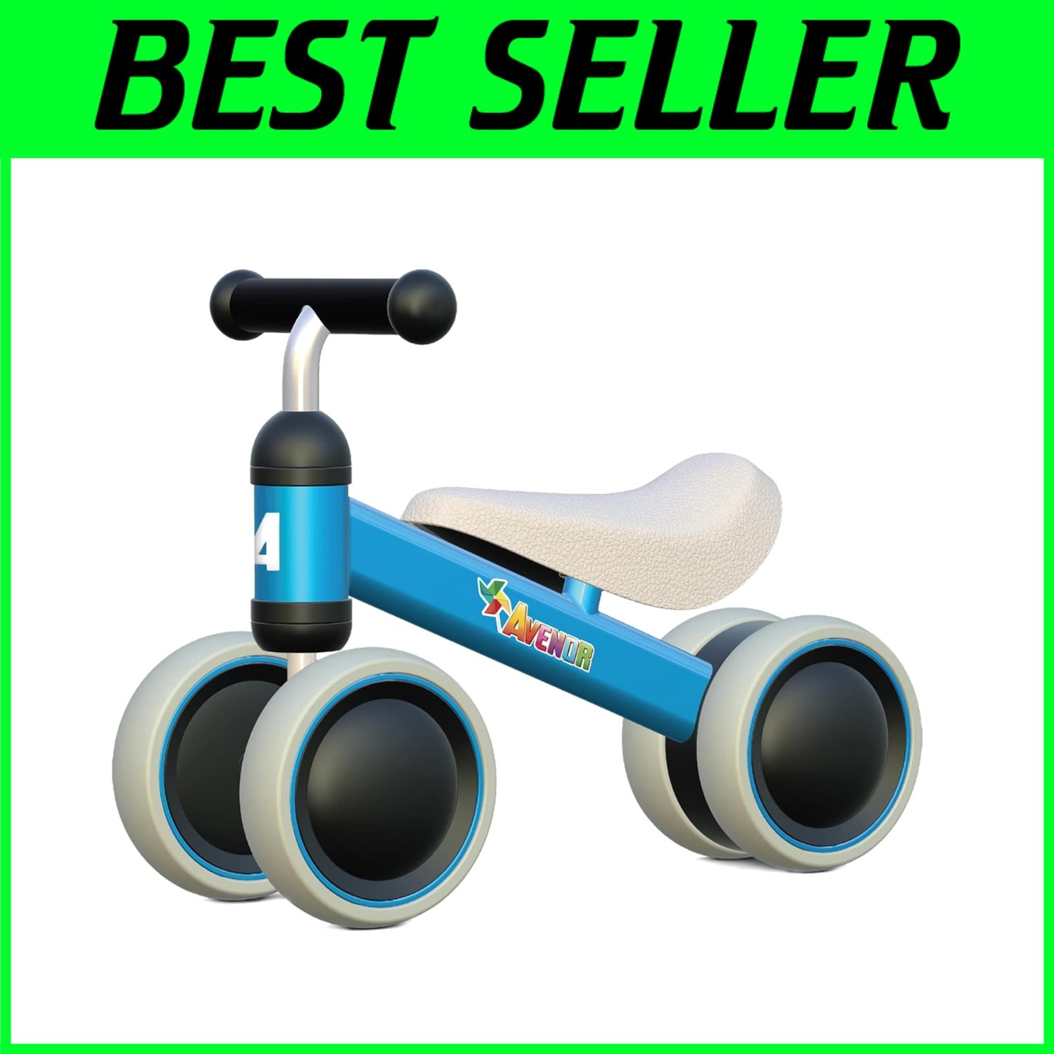ASTM Certified Baby Balance Bike for Safe 1-Year-Old Learning