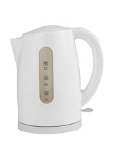 White Kettle 1.7L 3000W Fast Rapid Boil Electric Jug Kitchen Filter