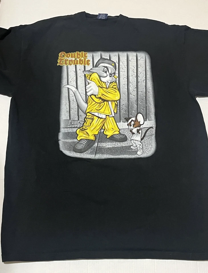 Camiseta Tom & Jerry Talla 4XL Hip Hop Street Wear De Colección Y2K De Lujo Por LG Tag Foto 2 de 4