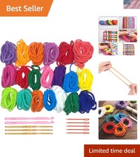 Acrylic Loom Potholder Loops Craft Kit 394PCS for Endless DIY Creativity
