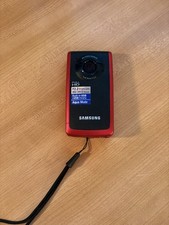 Samsung Hmx-W190Rn/XAA Camcorder/Camera Blk/Red 3m/10Ft Waterproof 2m/6.5ft Shok