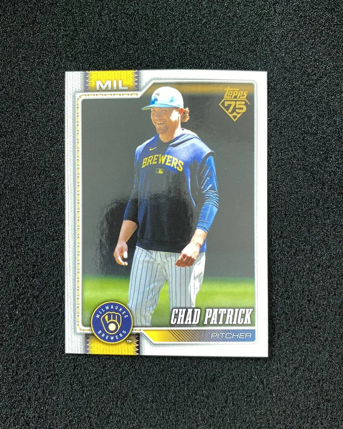 2026 Topps Series One 75th Chad Patrick #217 Golden Mirror Variation SSP QI95