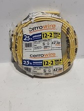 Cerrowire 25 ft. 12/2 Yellow Solid CerroMax SLiPWire CU NM-B w/Ground Wire New