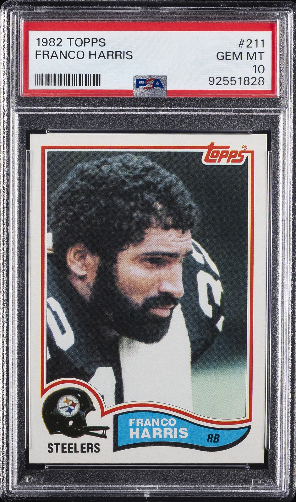 1982 TOPPS #211 FRANCO HARRIS PSA 10