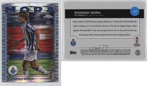 2024-25 Topps Chrome UEFA Club Competitions Pulsar Refractor Rodrigo Mora #137
