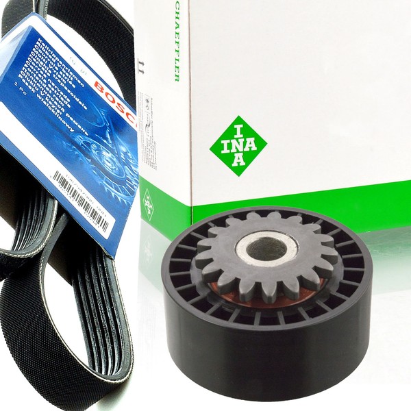 Bosch 4PK925 Keilrippenriemen + Rolle FüR Dacia Sandero Renault Clio Twingo-image