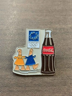 Athens Olympic '04 Official Pins Pin Badge, Coca Cola Japan[E14863]8e4