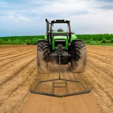 60Zoll Schleppegel / Planierhacke Mit 2 Verstellbaren Stangen Für Landschaftsbau