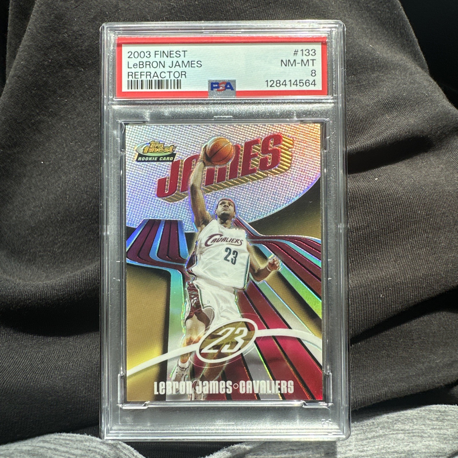 LeBron James 2003 Topps Finest #133 Refractor /250 Price Guide