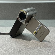 Sony HDR TG 3 Camcorder 10x Optical Zoom 2.7 Inch Display Silver/Brown - Tested