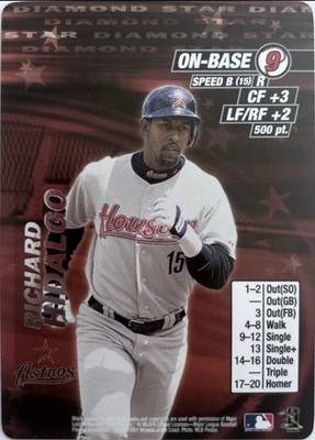 2001 MLB Showdown Richard Hidalgo Diamond Star Promo