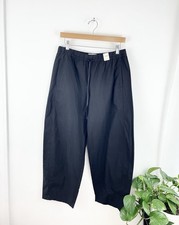 Abercrombie Fitch S Black Wide Leg Stretch Pull On Casual Pants Women  s SP New