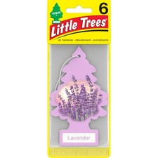 Little Trees 60435 Lavender Scent Hanging Air Freshener for Car  Home 6 Pack 