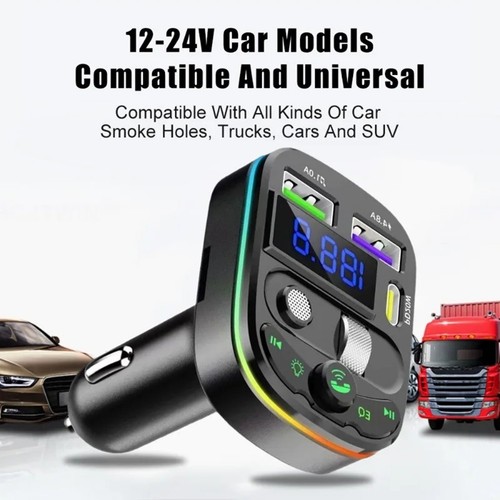 Compact Car Receiver with Dual Port Charging and Music Playback Support - Zdjęcie 10 z 12