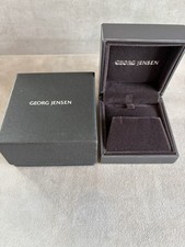 Georg Jensen Empty Small Jewellery Box For Earrings Or Pendant Brand New