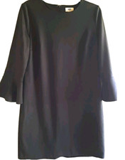 OLD NAVY Ponte Knit Sheath Dress - S - High Scoop Neck, Long Slvs w/Flutter Cuff