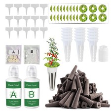 167 Pcs Hydroponic Pods Kit Supplies for Aerogarden Pods,60 Grow Sponges,15 G... 0.17 per gallon
