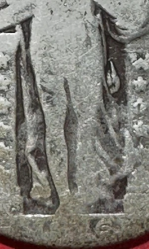 1926S US Standing Liberty SILVER Quarter! "San Francisco" Mint! "Tear Drop" Coin