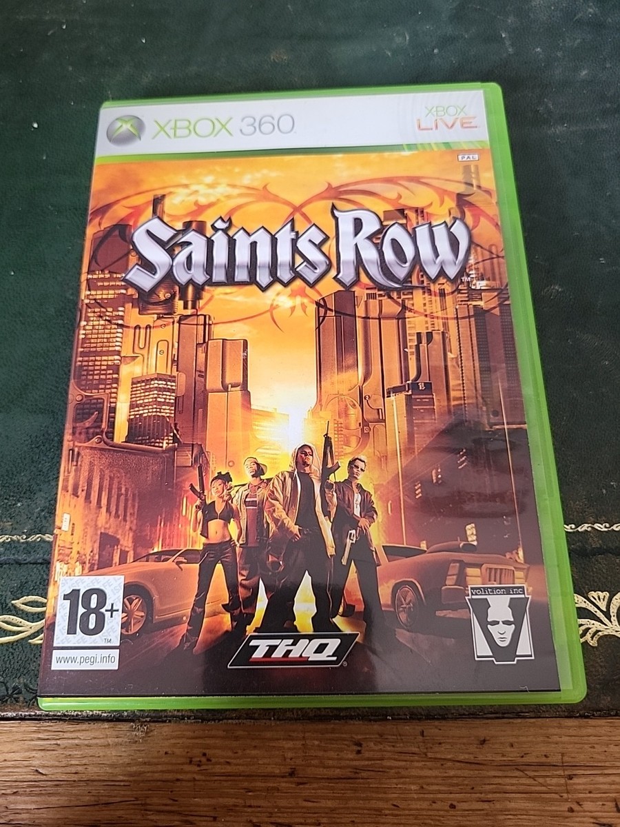Saints Row Xbox 360 Italian Language Issue Manuale Di Istruzione RARE
