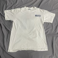 Vintage North Beach Sailing Outfitters Duck NC White T Shirt Size Small USA Made