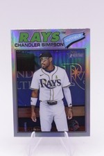 2026 TOPPS HERITAGE - REFRACTOR - #58 CHANDLER SIMPSON - TAMPA BAY RAYS