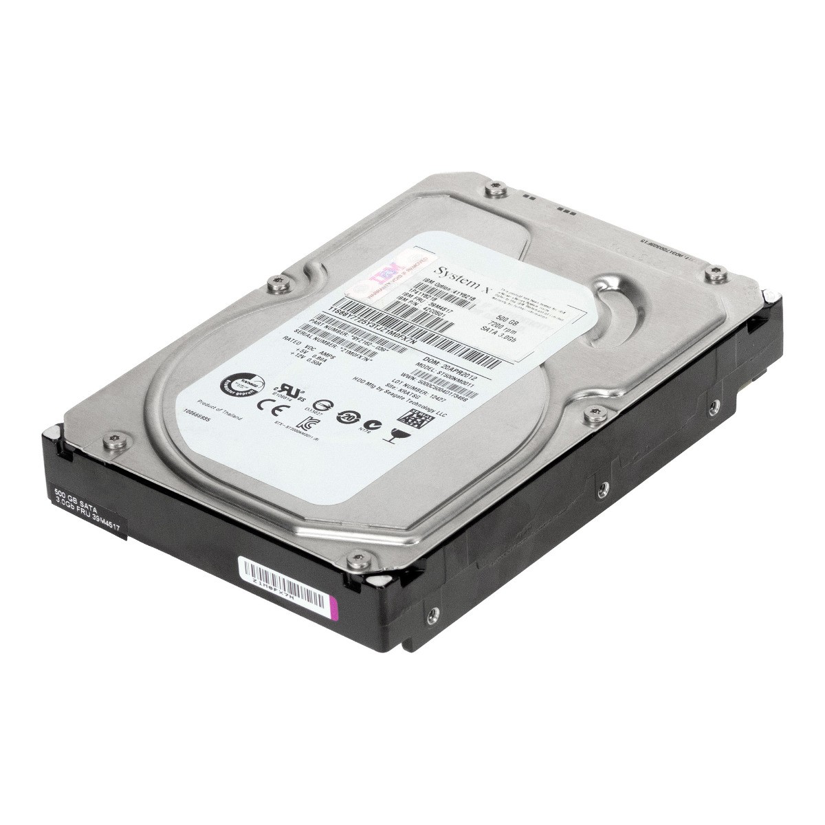 IBM Hard Drive 39M4517 42C0501 ST500NM0011 500GB 7.2K 64MB SATA II