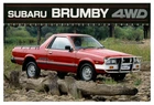 Subaru Brumby 4WD - Brochure leaflet picture (single sided page)