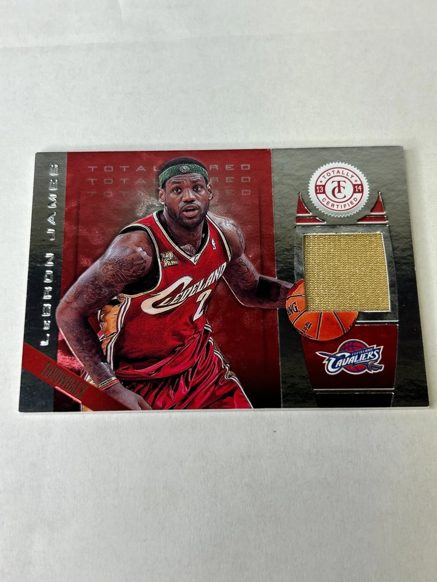 Panini LeBron James Piece of Authentic Basketball Trading Cards