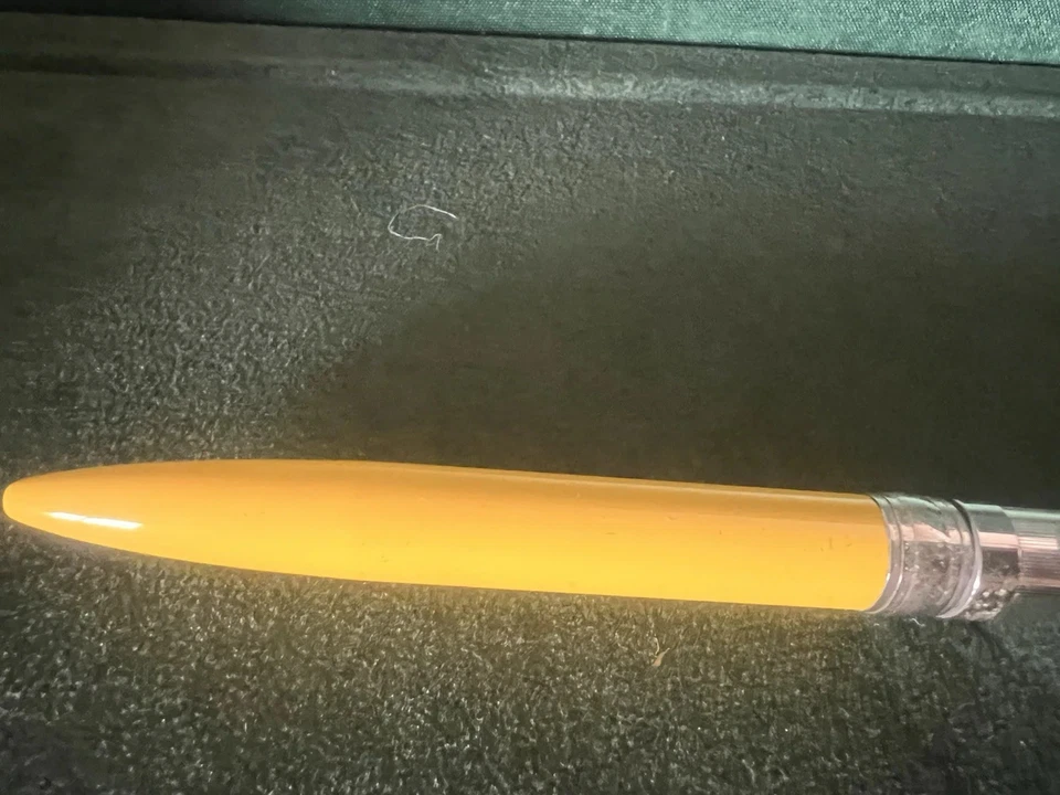 Bolígrafo MARLEN Plata 925 con Laca Amarilla Estuche Vintage Garantía Foto 4 de 4