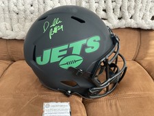 Autographed Riddell Helmet NY Jets Darrelle Revis Certified Schwartz Sports