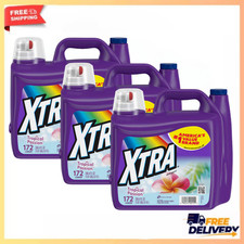 3 Pack XTRA Tropical Passion HE Liquid Laundry Detergent 206.4 oz 516 Loads 0.05 per gallon