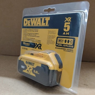 New Pack Tool Li-lon Battery For Dewalt XR18V 5.0AH Battery