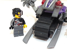 Lego Ninjago 70722 Overborg Attack Incomplete Cyrus Borg Nindroid + Vehicle Only