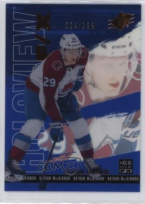 2024-25 SPx Holoview F/X Blue 34/399 Nathan MacKinnon #HV-1 1m83