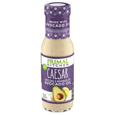 Primal Kitchen Caesar Salad Dressing & Marinade made with 8 Fl Oz (Pack of 1) 