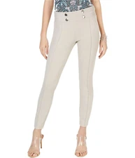 I.N.C Womens Tab Front Casual Leggings