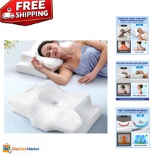 Cuscino Memory Foam Adattivo a Forma di Regina - Supporto Cervicale Clinico e Raffreddamento