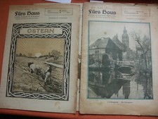 4 x Fürs Haus Zeitung Wochenblatt  50er Jahre Zeitgeschichte mit Mode  Schneider