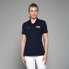 Toggi GBR Ladies Vilette Polo Shirt - Navy - Premium Pique Cotton Fabric