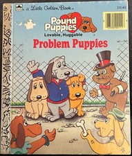 A LITTLE GOLDEN BOOK POUND PUPPIES PROBLEM PUPPIES Vtg 1986 BY JUSTINE KORMAN